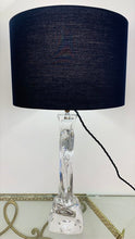 Load image into Gallery viewer, 1960s French Daum Crystal Table Lamp Lynx Model 73