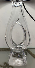 Load image into Gallery viewer, 1960s French Daum Crystal Table Lamp Lynx Model 73