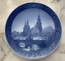 Load image into Gallery viewer, Royal Copenhagen Christmas Plate - Rosenborg Castle 1956