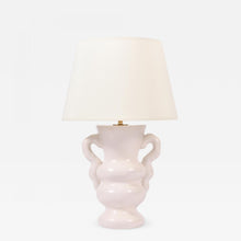 Load image into Gallery viewer, White Polished Plaster Table Lamp, by Dorian Caffot de Fawes