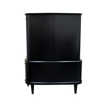 Load image into Gallery viewer, 1940S Swedish Ebonised Tall Cabinet in the Style of Designer Axel Larsson