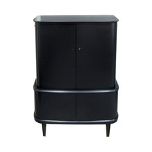 Load image into Gallery viewer, 1940S Swedish Ebonised Tall Cabinet in the Style of Designer Axel Larsson