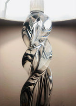 Load image into Gallery viewer, 1970s Cristal D’Arques Twisted Glass Table Lamp