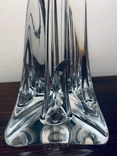 Load image into Gallery viewer, 1970s Cristal D’Arques Twisted Glass Table Lamp