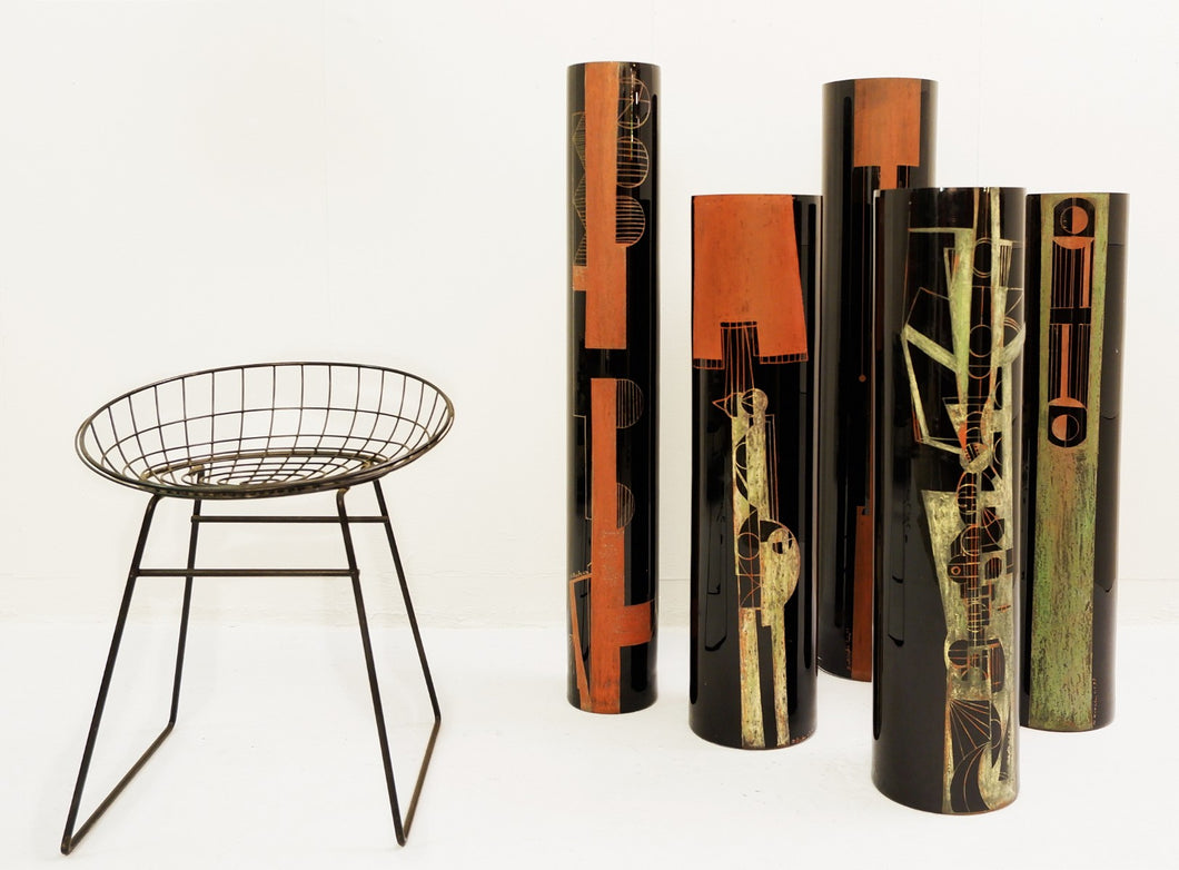 Seletion of Vases in Etched Glass by A Riecke