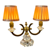 Load image into Gallery viewer, Pair of 1940s French Art Deco De Sèvres Crystal Table Lamps
