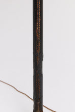Load image into Gallery viewer, Brass and Leather Floor Lamp
