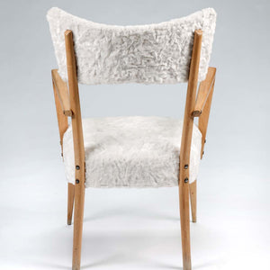 A pair of 1950s French design armchairs