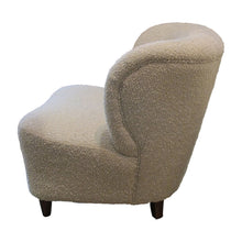 Load image into Gallery viewer, Pair of Vintage Finnish Lounge Chairs in Textured Beige Fabric
