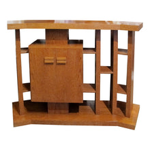Load image into Gallery viewer, 1960s Continental Oak Bar Unit with Shelving – Room Divider
