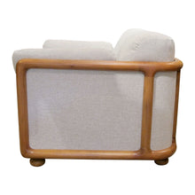 Load image into Gallery viewer, 1960s Large Pair of Armchairs with Curved Teak Frame, German

