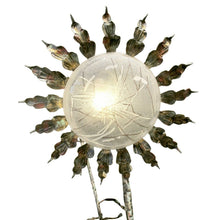 Load image into Gallery viewer, Extra Large Sculptural Wrought Iron Floor Lamp with Frosted Glass, 1970s/80s
