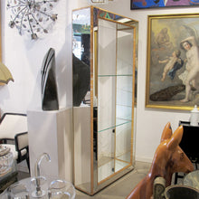 Load image into Gallery viewer, 1960s Mirrored Shelving Unit with Rattan Frame, French
