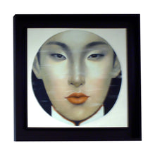 Load image into Gallery viewer, Mid-Century Oil on Canvas Portrait of an Oriental Girl, English
