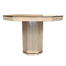 Load image into Gallery viewer, Pair of Vintage Travertine Tables by Willy Rizzo for Jean Charles, 1970s
