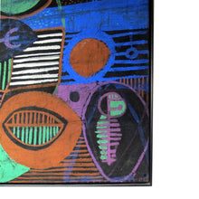 Load image into Gallery viewer, Large Abstract Oil on Canvas - Composition with Circles and Linear Motifs
