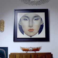 Load image into Gallery viewer, Mid-Century Oil on Canvas Portrait of an Oriental Girl, English
