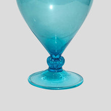 Load image into Gallery viewer, 1920s aquamarine Veronese vase by Vittorio Zecchin for Venini
