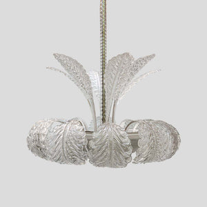 1940s Clear Pulegoso Barovier and Toso chandelier