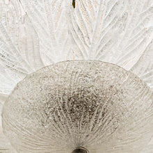 Load image into Gallery viewer, 1940s ceiling light leaves murano glass chandelier
