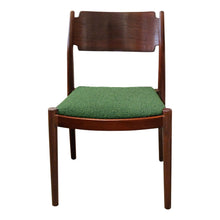 Load image into Gallery viewer, Set of 6 Danish Teak Dining Chairs in Green Bouclé, 1960s
