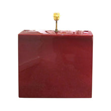 Load image into Gallery viewer, French Pair of Ceramic Table Lamps with Burgundy Glaze, 1960s

