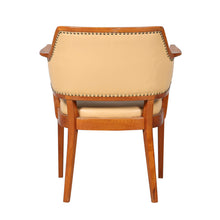 Load image into Gallery viewer, Pair of Vintage Swedish Birch Armchairs with Leather Upholstery, 1940s/50s
