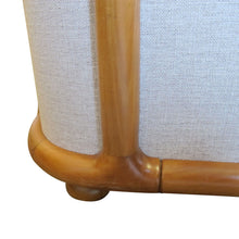 Load image into Gallery viewer, 1960s Large Pair of Armchairs with Curved Teak Frame, German
