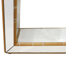 Load image into Gallery viewer, 1960s Mirrored Shelving Unit with Rattan Frame, French
