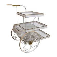 Load image into Gallery viewer, French Three-Tier Serving Trolley, Style of Mathieu Matégot, Circa 1950s

