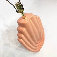 Load image into Gallery viewer, 1980s Salmon Pink Ceramic Table Lamp
