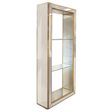 Load image into Gallery viewer, 1960s Mirrored Shelving Unit with Rattan Frame, French
