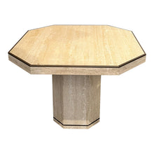 Load image into Gallery viewer, Pair of Vintage Travertine Tables by Willy Rizzo for Jean Charles, 1970s
