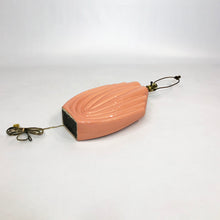 Load image into Gallery viewer, 1980s Salmon Pink Ceramic Table Lamp

