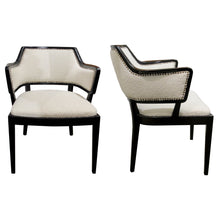Load image into Gallery viewer, Pair of Vintage Swedish Birch Armchairs Newly Upholstered, 1940s/50s
