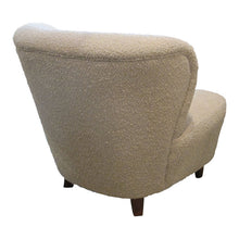 Load image into Gallery viewer, Pair of Vintage Finnish Lounge Chairs in Textured Beige Fabric
