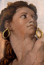 Load image into Gallery viewer, 18ct Gold natural diamond set earrings by Adler. 1980s
