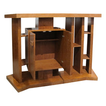 Load image into Gallery viewer, 1960s Continental Oak Bar Unit with Shelving – Room Divider
