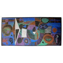 Load image into Gallery viewer, Large Abstract Oil on Canvas - Composition with Circles and Linear Motifs

