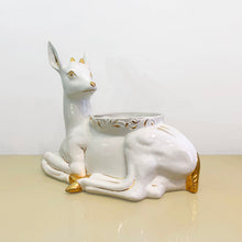 Load image into Gallery viewer, Antica Athena Deer Faun Ceramic Planter
