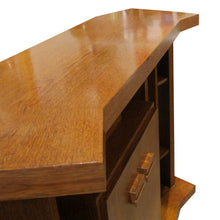Load image into Gallery viewer, 1960s Continental Oak Bar Unit with Shelving – Room Divider

