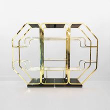 Load image into Gallery viewer, 1970s Romeo Rega Manner Octagonal Brass Display Unit
