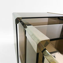 Load image into Gallery viewer, Gallotti &amp; Radice ‘Tris’ T35 Smoked Glass Nesting Tables
