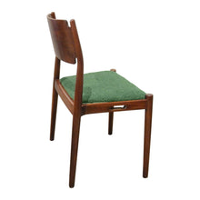 Load image into Gallery viewer, Set of 6 Danish Teak Dining Chairs in Green Bouclé, 1960s

