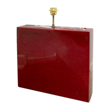 Load image into Gallery viewer, French Pair of Ceramic Table Lamps with Burgundy Glaze, 1960s
