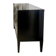 Load image into Gallery viewer, Swedish Early 1900s Black Chest of Drawers with Original Brass Hardware
