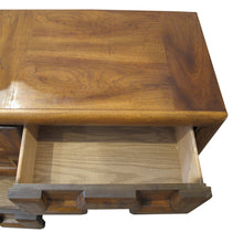 Load image into Gallery viewer, 1970s Walnut Brutalist Sideboard with Nine Drawers
