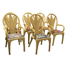 Load image into Gallery viewer, Set of 6 Vivai Del Sud Rattan Dining Chairs — Italy, Circa 1970s
