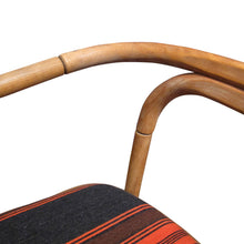 Load image into Gallery viewer, Vintage 1960s Occasional Chairs with Bentwood Frames and Striped Seats
