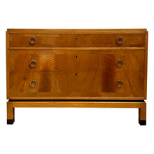 Load image into Gallery viewer, Vintage Swedish Flame Birch Chest of Drawers, 1940s
